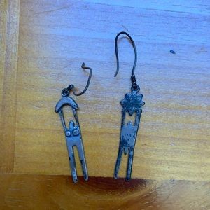 Sun and moon hanging funky men